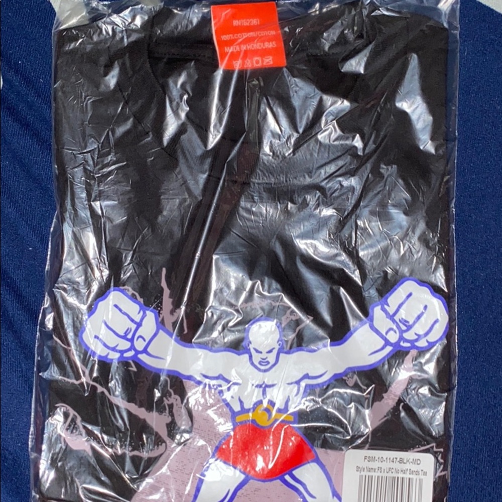 NELK x UFC NO HALF SENDS BLACK T-SHIRT NOV 23 DROP